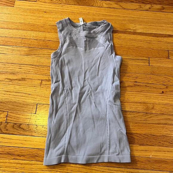 Athleta Shirt Womens XXS Oxygen Tank Top Gray Activewear Performance - Picture 1 of 7